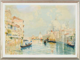 Carlo Brancaccio; The Grand Canal, Venice