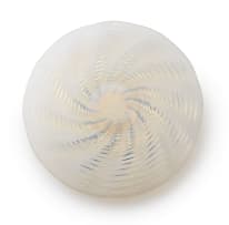 René Lalique; René Lalique 'Ondes No. 2' clear and opalescent glass plate, No. 3035, designed 1935