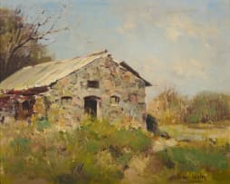 Errol Boyley; Stone House in a Landscape
