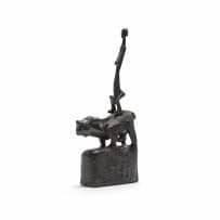 Charles Mdluli; Figure on a Bull