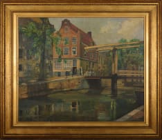 Salomon van Abbé; The Groenbergwal, Amsterdam