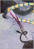 Russell Scott; Untitled (Composition with Animals), triptych