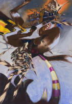 Russell Scott; Untitled (Composition with Animals), triptych