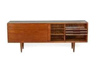 Niels Otto Møller; 'Model 20' teak sideboard for J. L. Møllers Møbelfabrik, Denmark