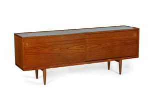 Niels Otto Møller; 'Model 20' teak sideboard for J. L. Møllers Møbelfabrik, Denmark