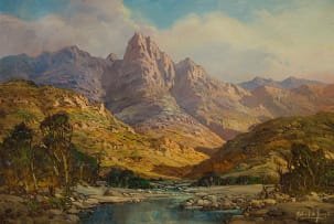 Gabriel de Jongh; Near Montagu, Cape