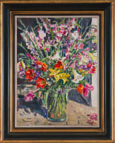 Gerhard Batha; Vase of Flowers