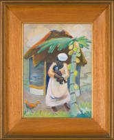 Maggie Laubser; Vrou en Kind (Woman and Child)