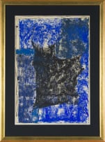 Cecily Sash; Blue Abstract I