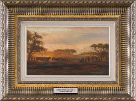 James Harris; Sunset at Cattle Dust