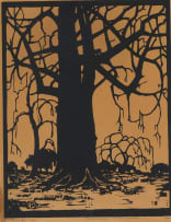 Jacob Hendrik Pierneef; Wilkerboom in die Winter (Willow Trees in the Winter) (Nilant 78)