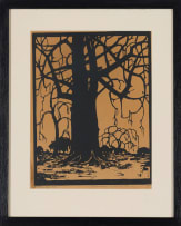 Jacob Hendrik Pierneef; Wilkerboom in die Winter (Willow Trees in the Winter) (Nilant 78)