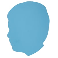 Brett Murray; Head Silhouettes, six