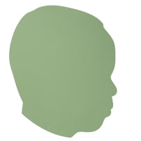 Brett Murray; Head Silhouettes, six