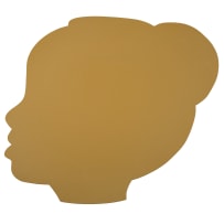 Brett Murray; Head Silhouettes, six