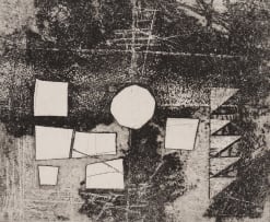 Hannes Harrs; Untitled (Abstract Composition with Shapes)
