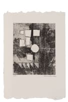 Hannes Harrs; Untitled (Abstract Composition with Shapes)