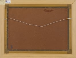 Taffy (Matthew) Whippman; Abstract Landscape in Umber and Cream