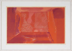 Lionel Abrams; Untitled (Abstract in Red)