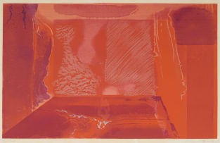 Lionel Abrams; Untitled (Abstract in Red)