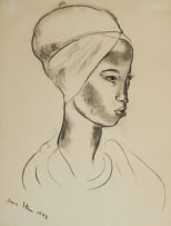 Irma Stern; Watussi Woman with Headscarf