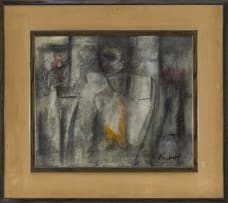 Carl Büchner; Abstracted Figure