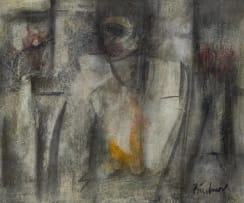Carl Büchner; Abstracted Figure