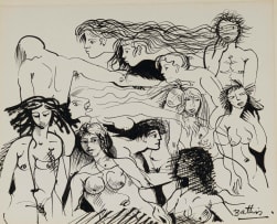 Walter Battiss; Group of Nude Figures