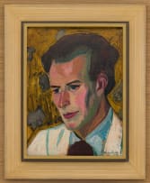 Maggie Laubser; Portrait of a Man