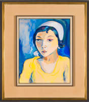 Irma Stern; Cape Malay Woman with a Head Scarf