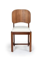 Duros; Pair of teak dining chairs, South Africa