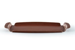 Silva; Moulded teak serving tray, Sweden