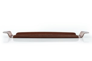 Silva; Moulded teak serving tray, Sweden