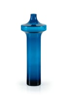Riihimäen Lasi Oy; ‘Katedraali 1435’ blue glass vase attributed to Helena Tynell, Sweden