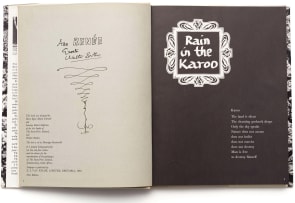 Various Authors; Izak and Battiss, poster; Limpopo; Ander het Gesê; De Arte; Ndedema, five
