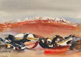 Cecil Skotnes; A Rocky Landscape