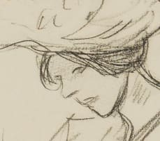 Théophile Alexandre Steinlen; Figure Studies, recto-verso