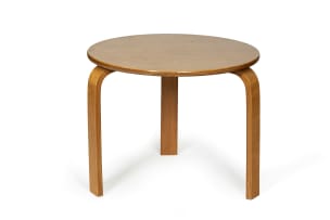 Bakker & Steyger; Laminated birch bentwood occasional table in the manner of Alvar Aalto, South Africa