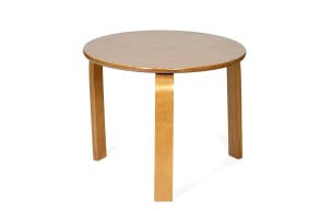 Bakker & Steyger; Laminated birch bentwood occasional table in the manner of Alvar Aalto, South Africa