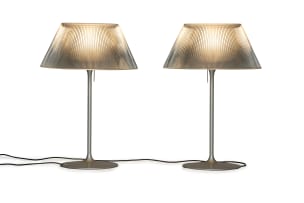 Philippe Starck; Pair of 'Romeo Moon' table lamps for Flos, Italy