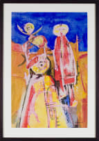 Fred Schimmel and Cecil Skotnes; Figures I (recto); Cat (verso)
