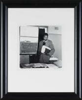 Jürgen Schadeberg; Nelson Mandela in his Law Office, Johannesburg 1952