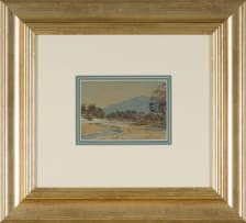 Erich Mayer; Landscape with Meandering Stream