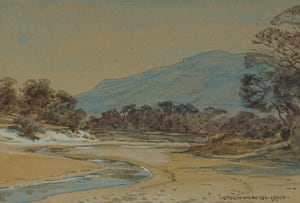 Erich Mayer; Landscape with Meandering Stream