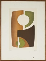 Hannes Harrs; Geometric Abstract I; Geometric Abstract II, two