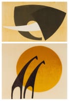 Hannes Harrs; Abstract Elephant; Sun and Giraffe, two