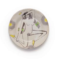 Hylton Nel; Plate with Nude