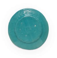 Hylton Nel; A pair of turquoise plates, two