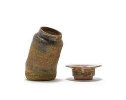 Charles Gotthard; Pair of flat lid vessels III, two
