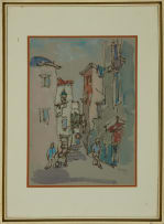 Gregoire Boonzaier; Street Scene